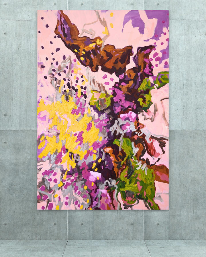 Sonder 2, 2023, 60&quot;x39&quot; (Acrylic on canvas)