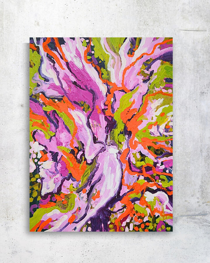 Sweven, 2022, 40&quot;x30&quot; (Acrylic on canvas)