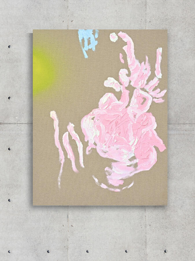 The Air Changed Shape When I Spoke to It, 2025, 18&quot;x14&quot; (oil on canvas)