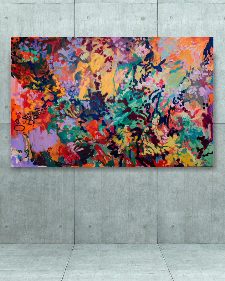 Appetence, 2022, 38&quot;x60&quot; (Acrylic on canvas)