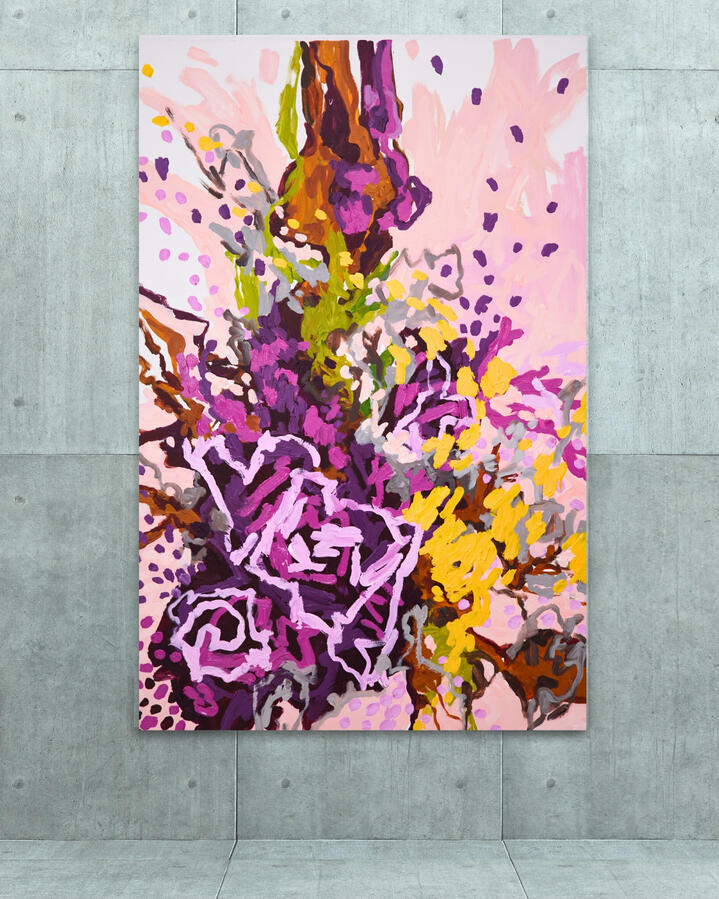 Sonder 1, 2023, 60&quot;x39&quot; (Acrylic on canvas)