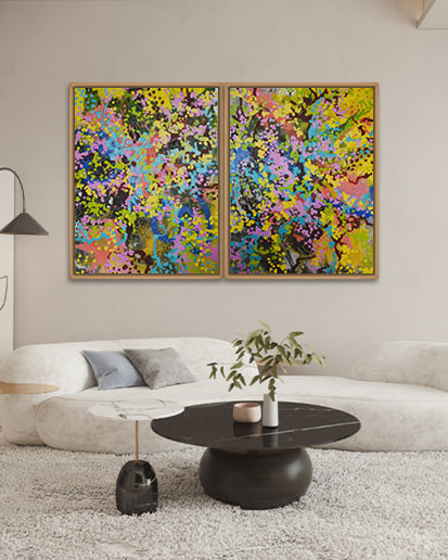 Wabi Sabi 1 and 2 (Dyptich)