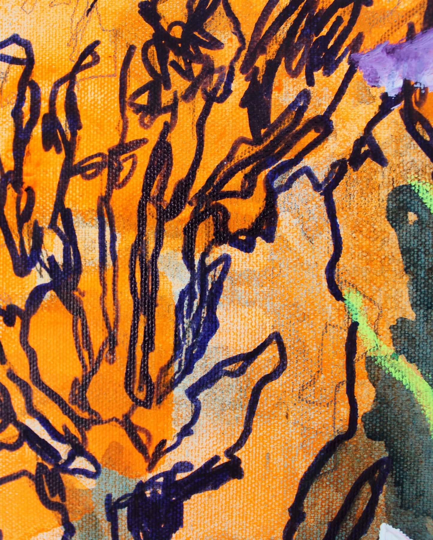 Orange Petals, Blue Shadows,Distant Sirens