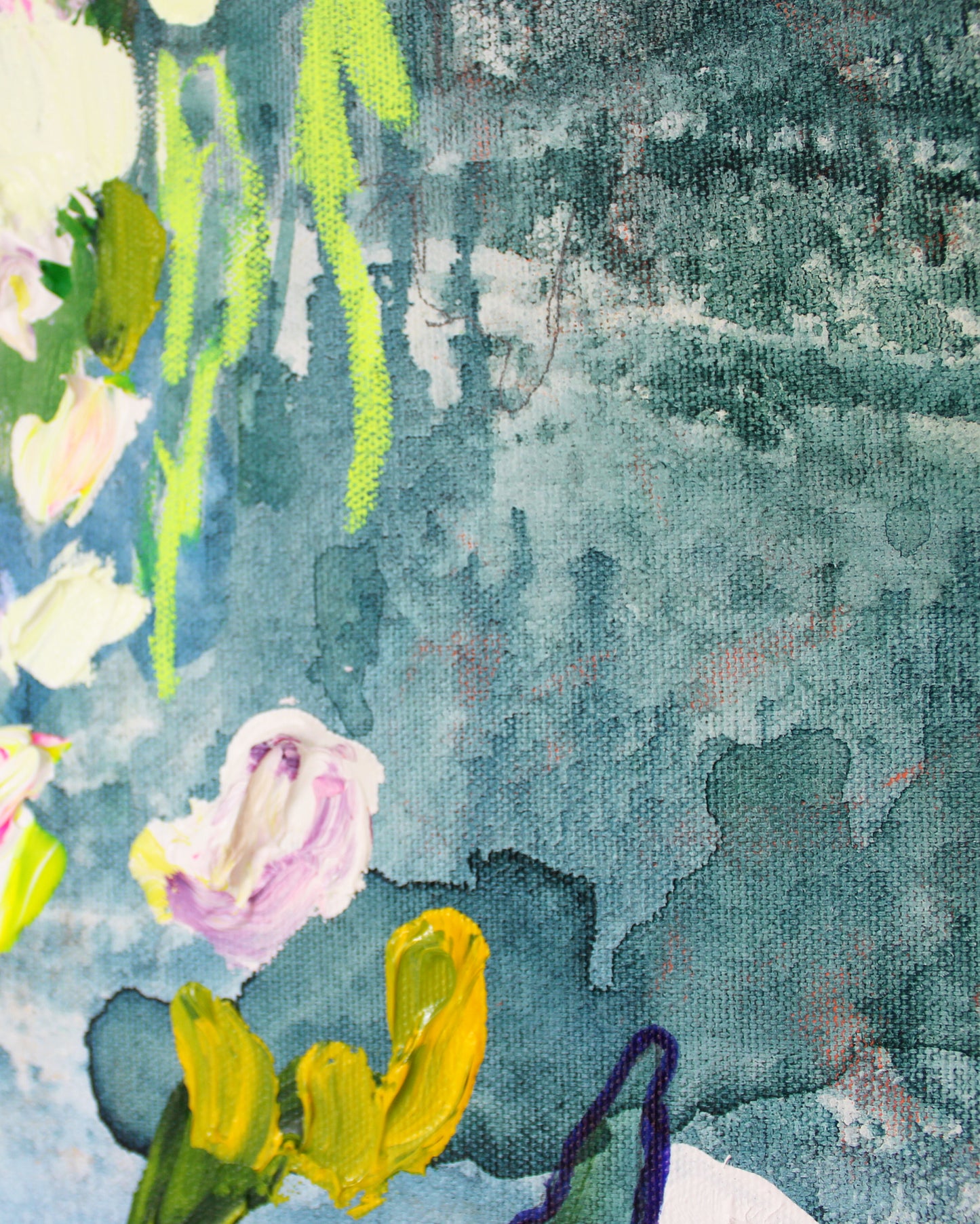 Orange Petals, Blue Shadows,Distant Sirens